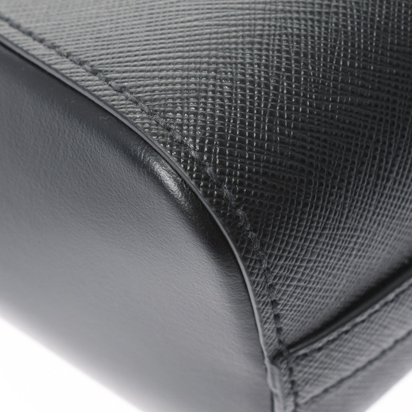 Prada Gold Hardware Saffiano Handbag Black - Picture 6 of 10